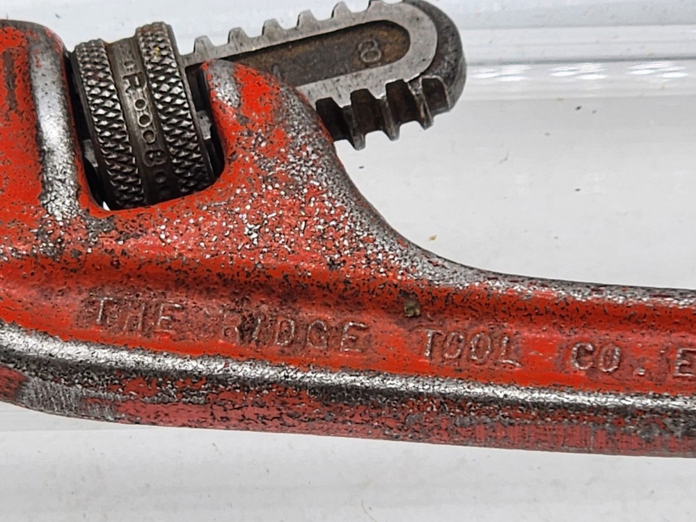 NICE Vintage Rigid Adjustable Wrench E8 USA