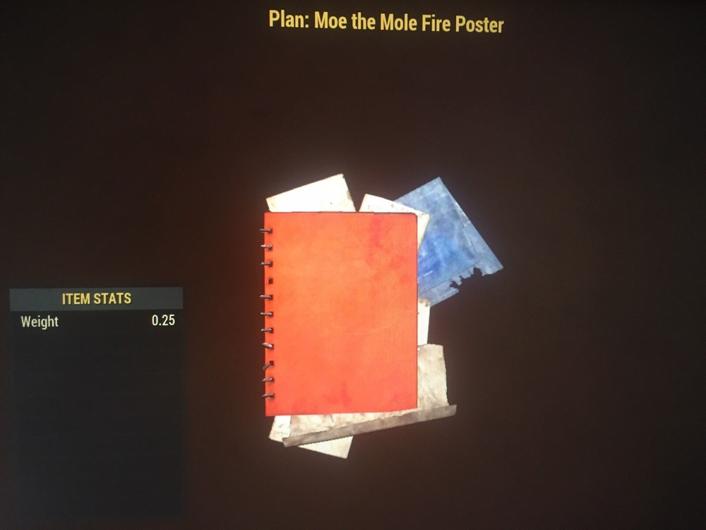 (Xbox) Moe the Mole Fire Poster Plan