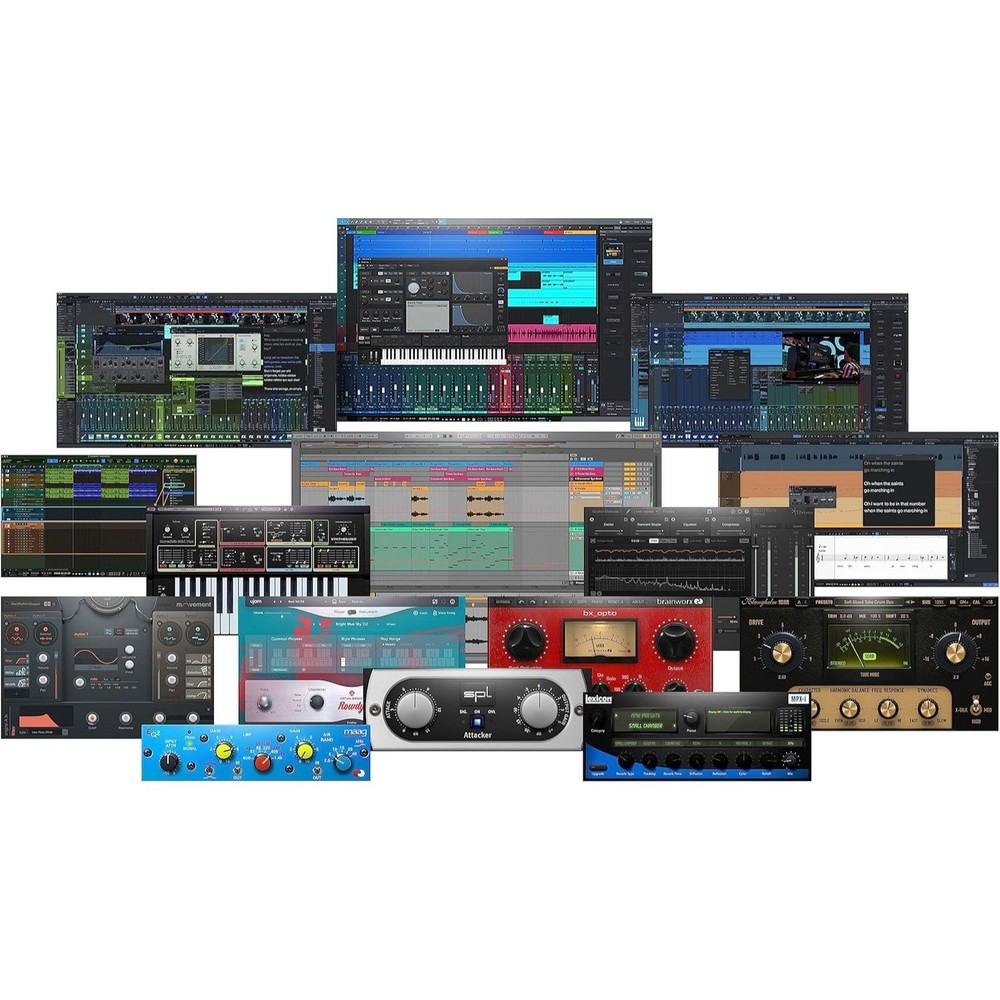 LyxJam 2×2 USB Audio Interface Studio Bundle w/ Mic, Monitors & Shield