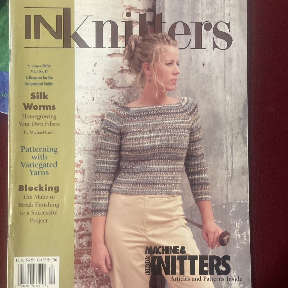 5 Knitting Machine Knit Magazines 1990 -2003 #1