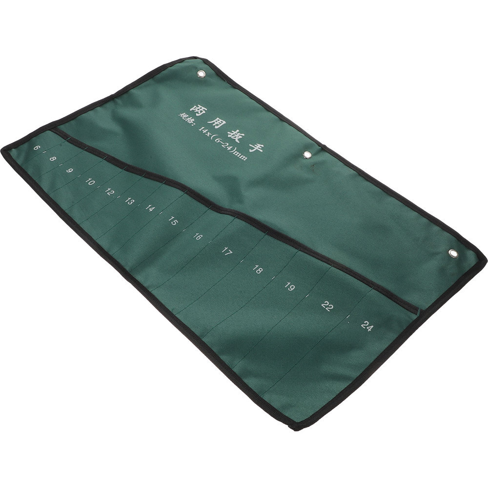 Holder for Wrench Metric Bag Open End Storage Roll up Design Tool
