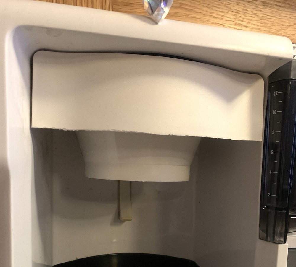 Black & Decker SpaceMaker Coffee Maker Replacement Part White Filter Basket