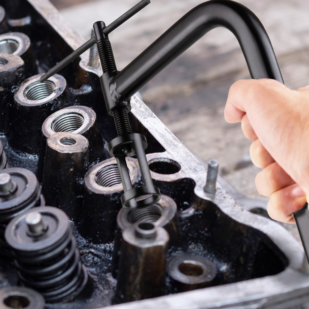 Valve Spring Compressor Set 12PCS Tool for Motorcycle, ATV, Car, Small Engine