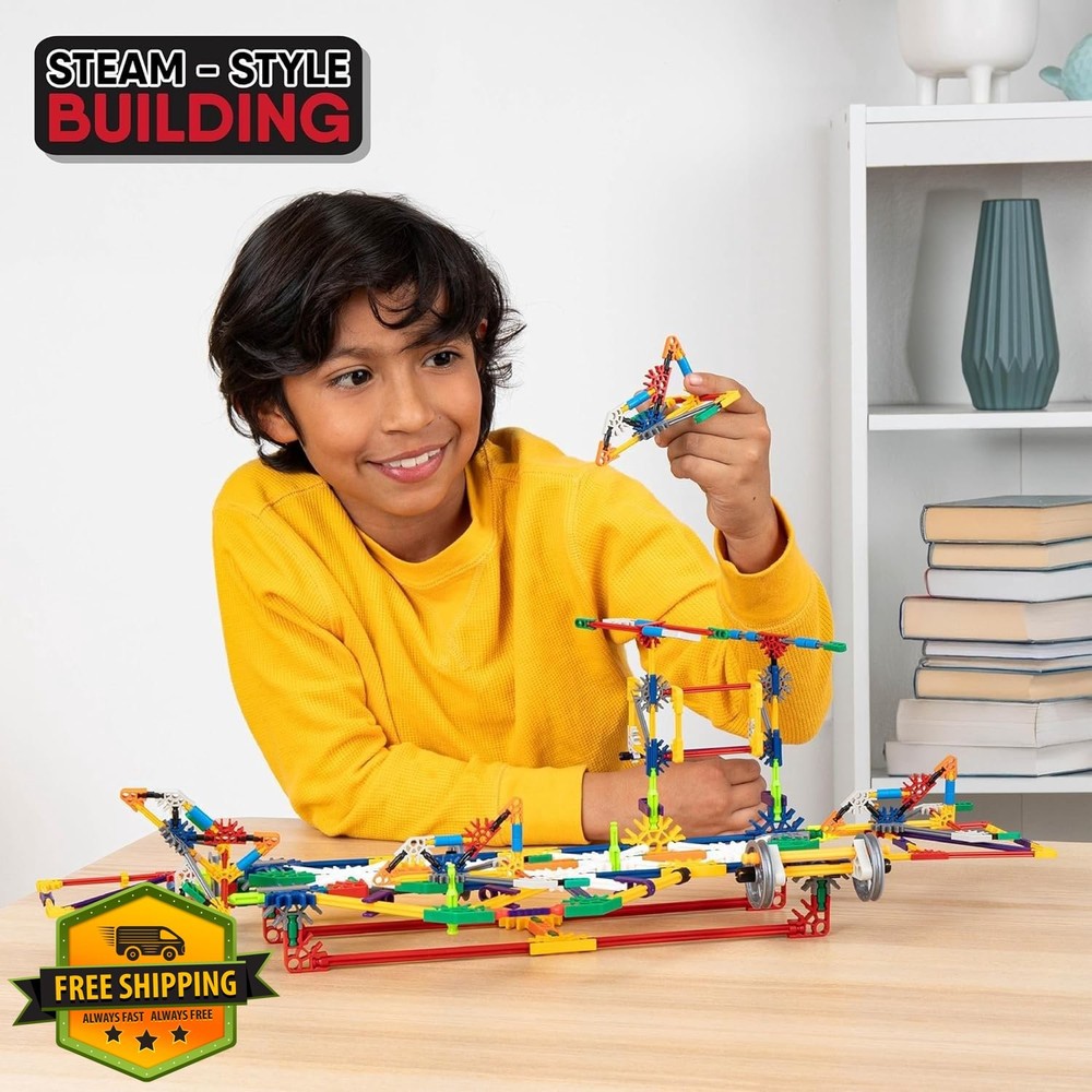 K'NEX Click and Construct Value Set 522 Pieces STEM Ages 7+