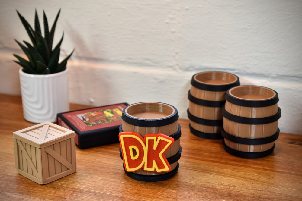 Donkey Kong Inspired Amiibo Display Stand - 3D Printed