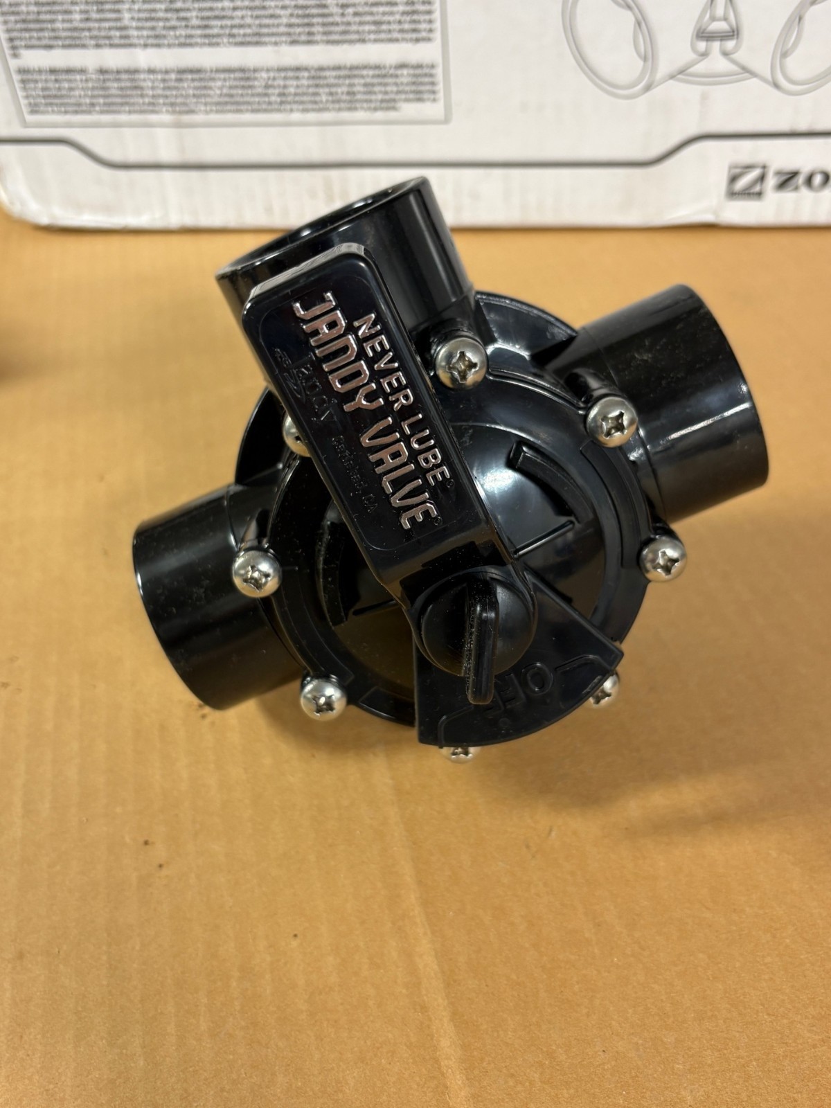 Jandy 4715 3-Way NeverLube Valve 1.5''to 2'' Positive Seal