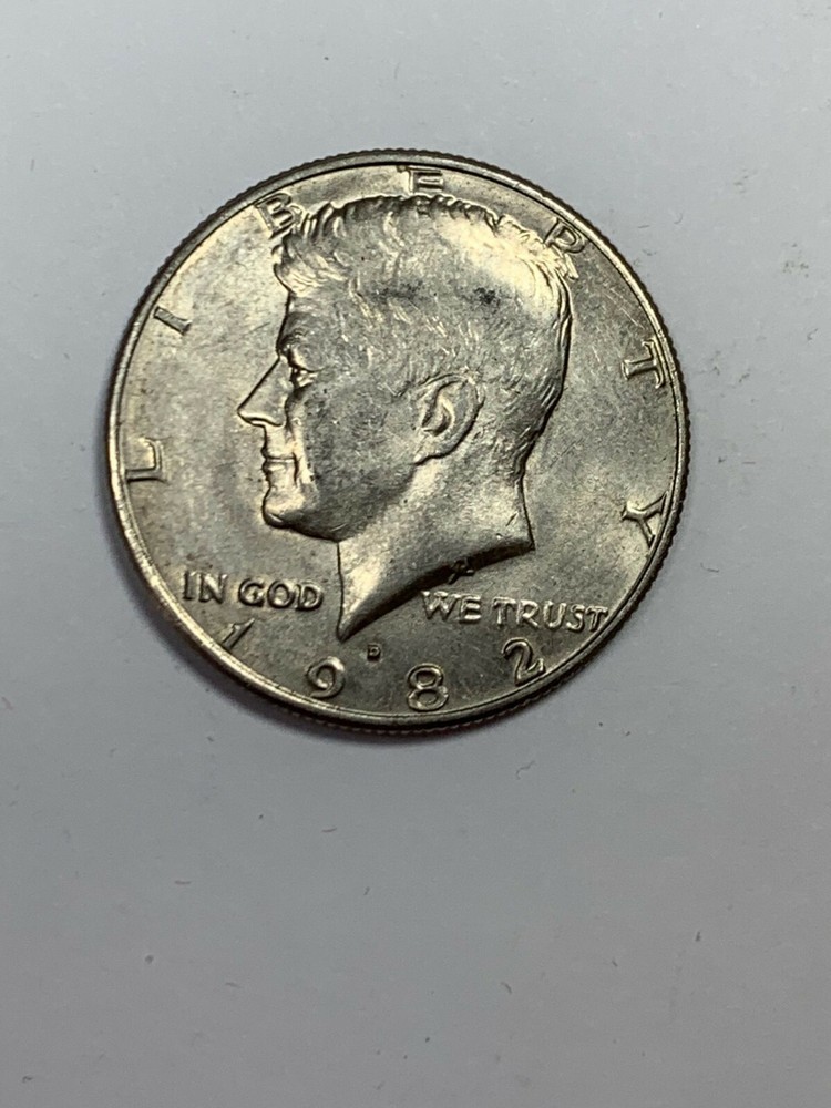 1982-D Kennedy Almost Uncirculated (AU) Clad Half Dollar