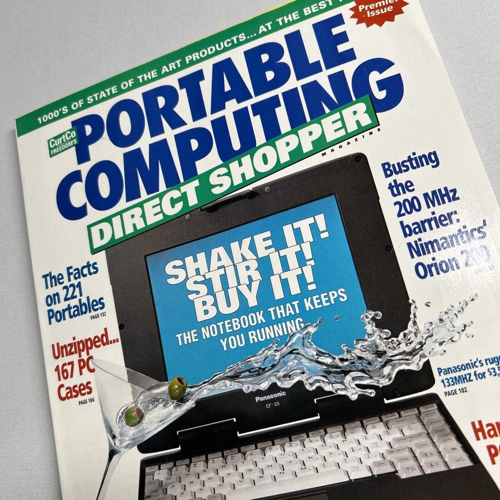 Portable Computing Direct Shipper Premium Issue 1997 Handheld PC Catalog