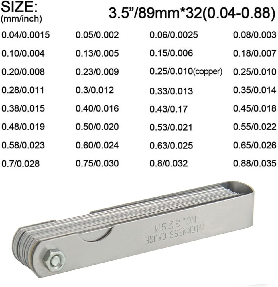 Universal Spark Plug Gap Adjustment Tool + 16mm Spark Plug Socket + Feeler Gauge