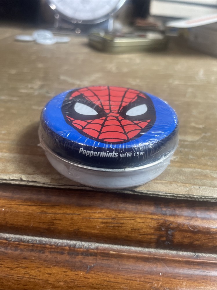 Spider-Man Mini Tin With Candy Sealed By True Confections & Marvel