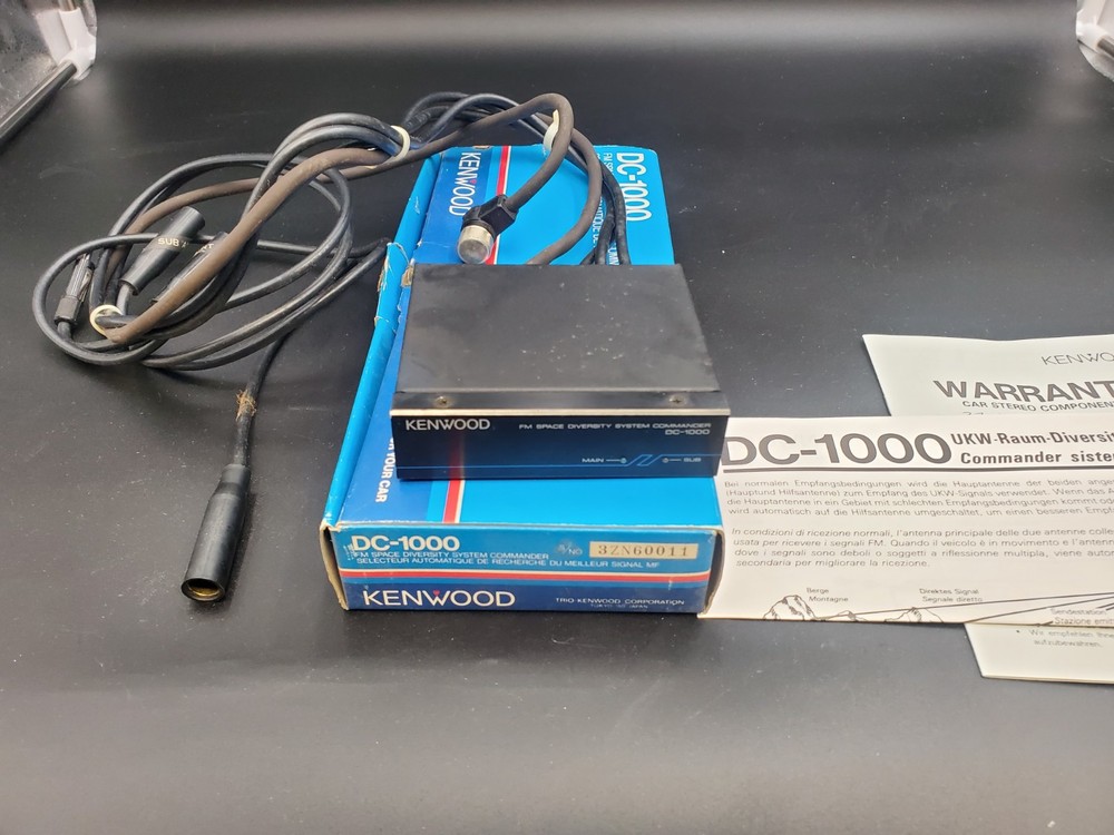Kenwood DC-1000 FM Space Diversify System Commander - Untested, In Original Box