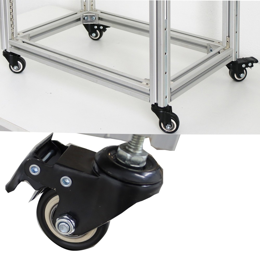 TECHTONGDA 30Layer Ground-placed Movable Push and Flip-open Drying Rack W/ Wheel