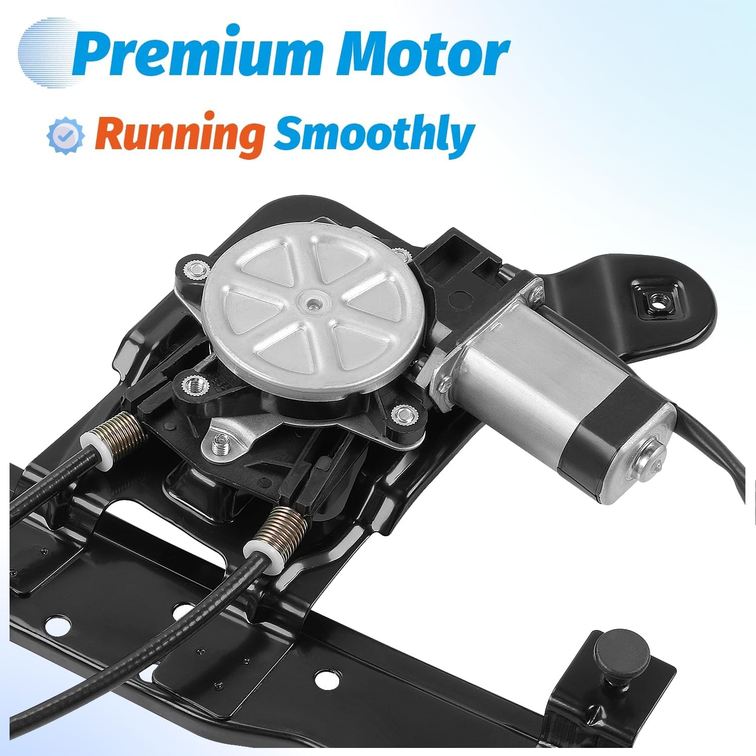 Rear Driver Side Window Regulator with Motor Compatible with 2000-2007 Chevy