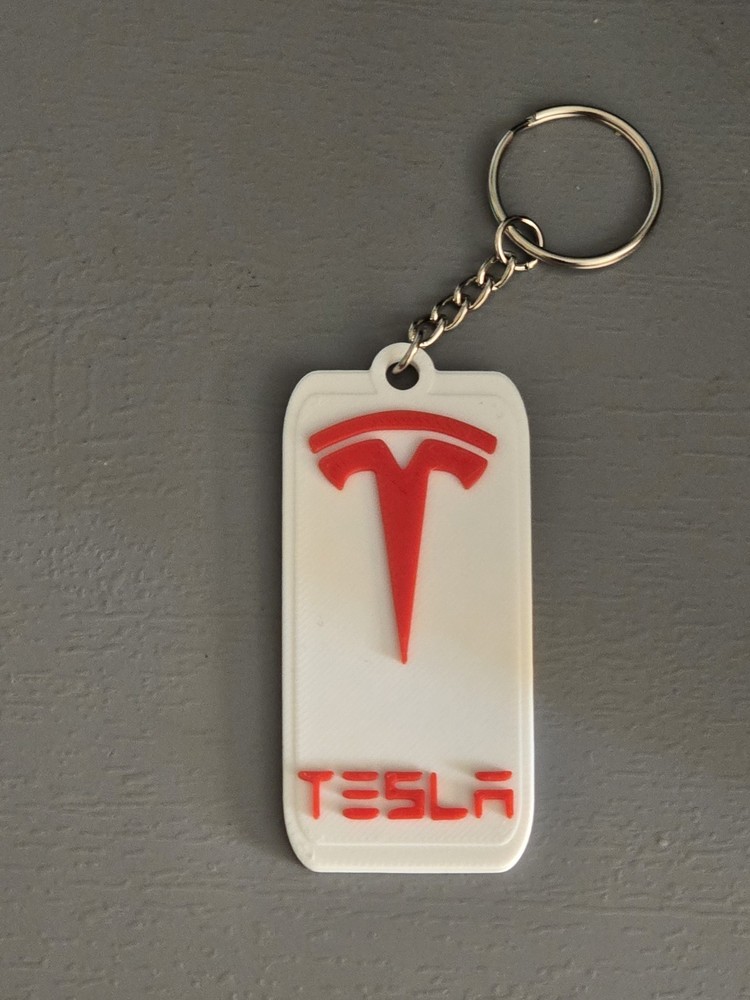 Tesla Keychain