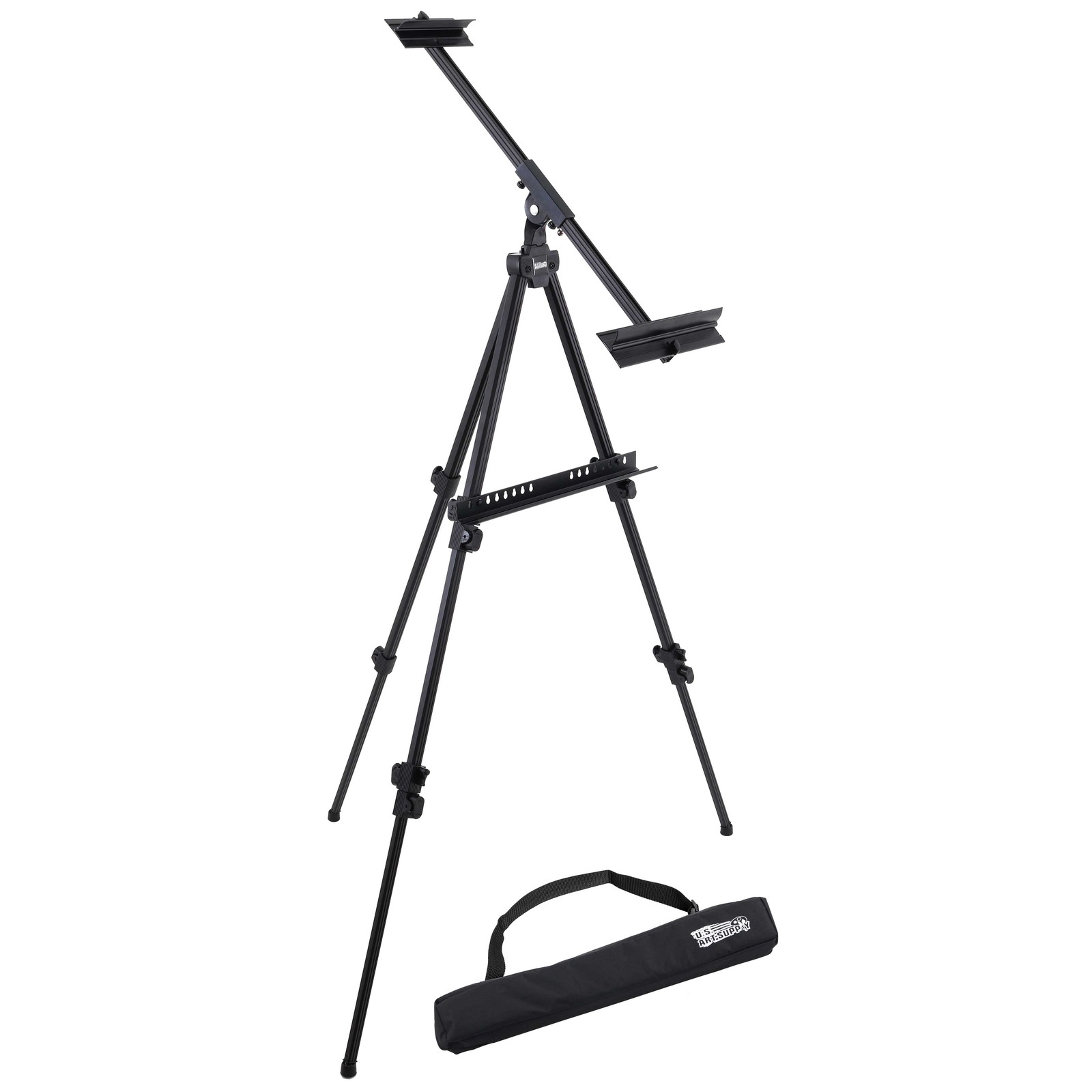 80" Aluminum Artist Watercolor Field Display Easel, Floor, Tabletop Tripod Stand