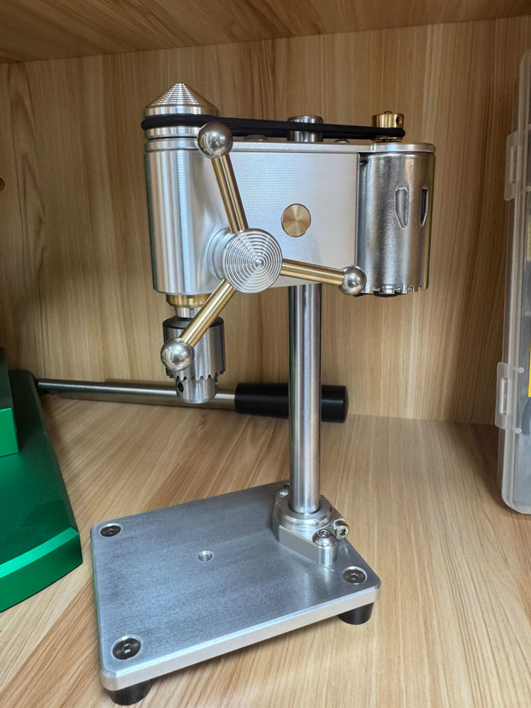 Mini Precision Drill Press with Brass XY Slide – Watchmaker-Grade Accuracy