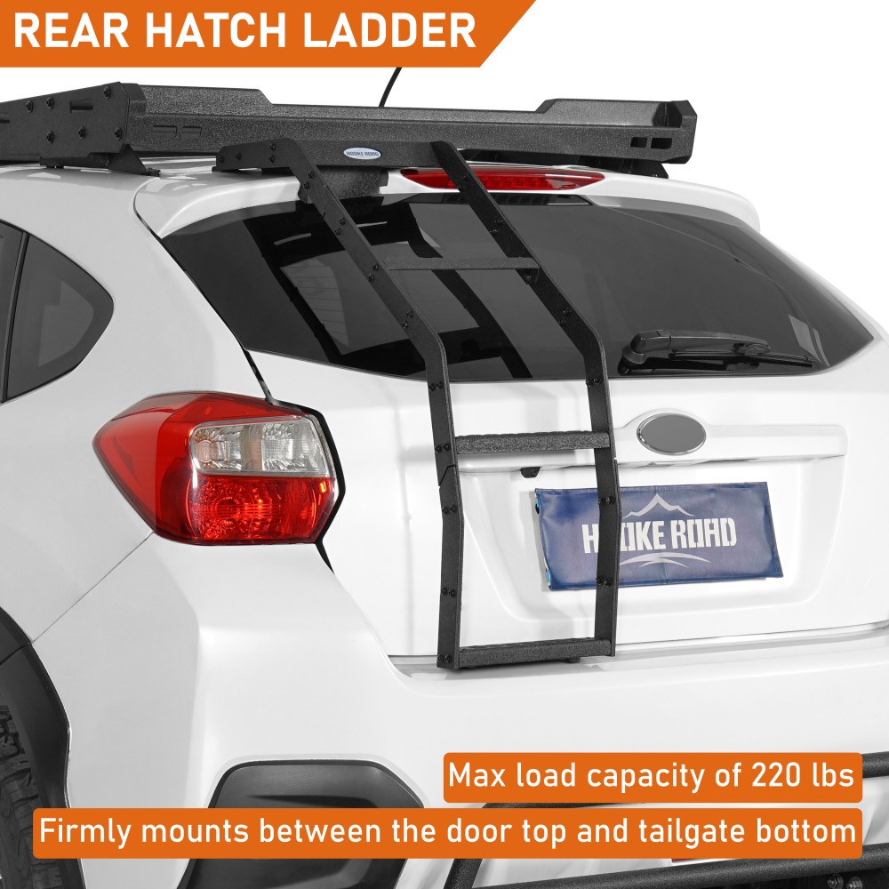 Hooke Road Rear Hatch Ladder for Subaru XV Crosstrek 2013 2014 2015 2016 2017