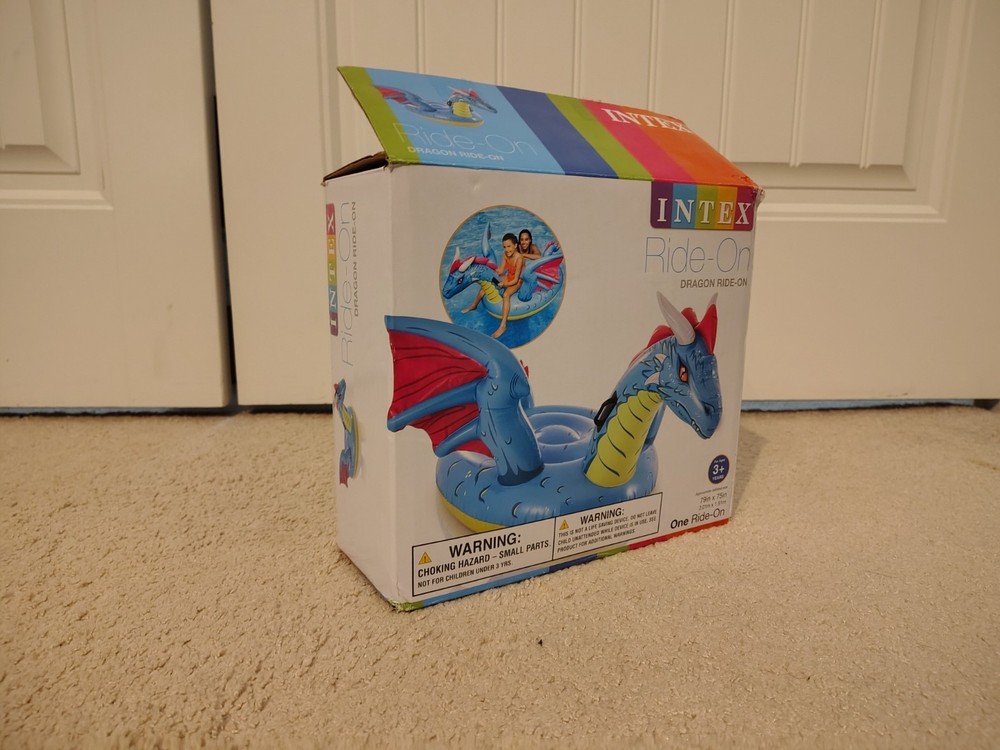 Intex Dragon Ride-on Inflatable Pool Toy Float