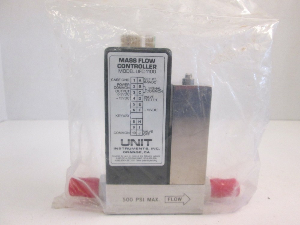 Unit UFC-1100 Mass Flow Controller, NH3, 7.5 SLM, Used