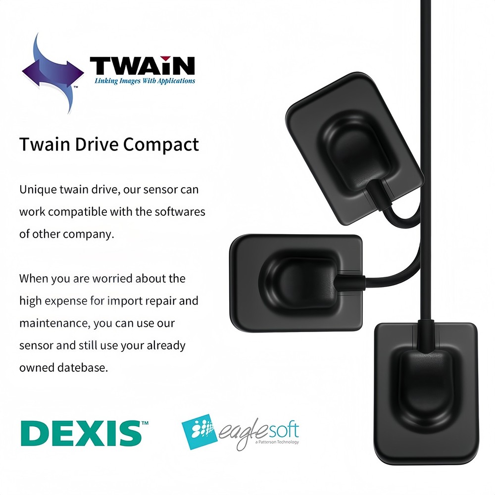 Dental Sensor Unit digital Sensor Image HD Sensor Size 1.5 || Twain