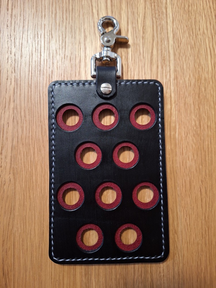 10 Hole Leather Pool Cue Thread Protector Holder