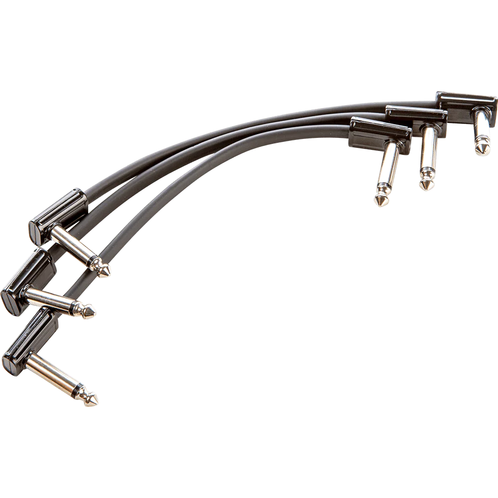 MXR 6-Inch Ribbon Patch Cables, 3-Pack – 3PDCPR06