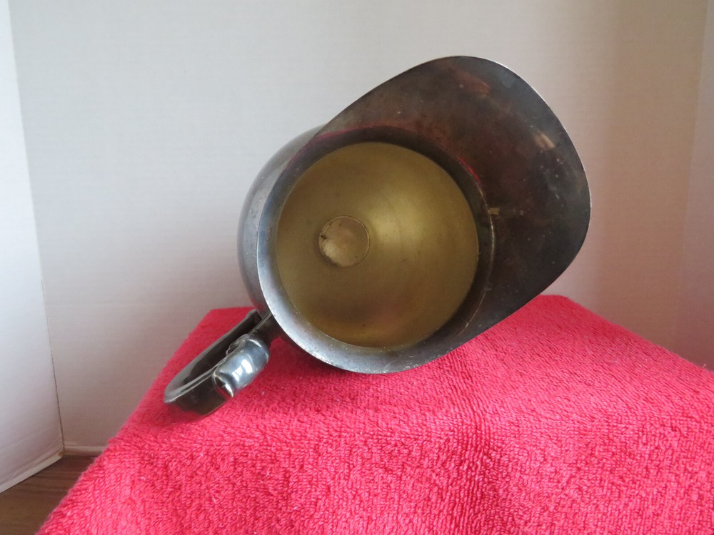Lehman Brothers Silverplated Pitcher