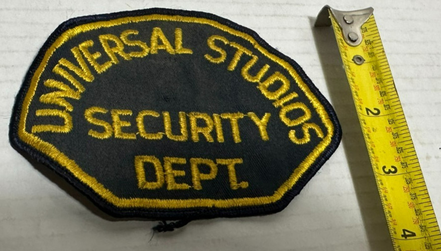 Vintage Universal Studios Security Department Patch