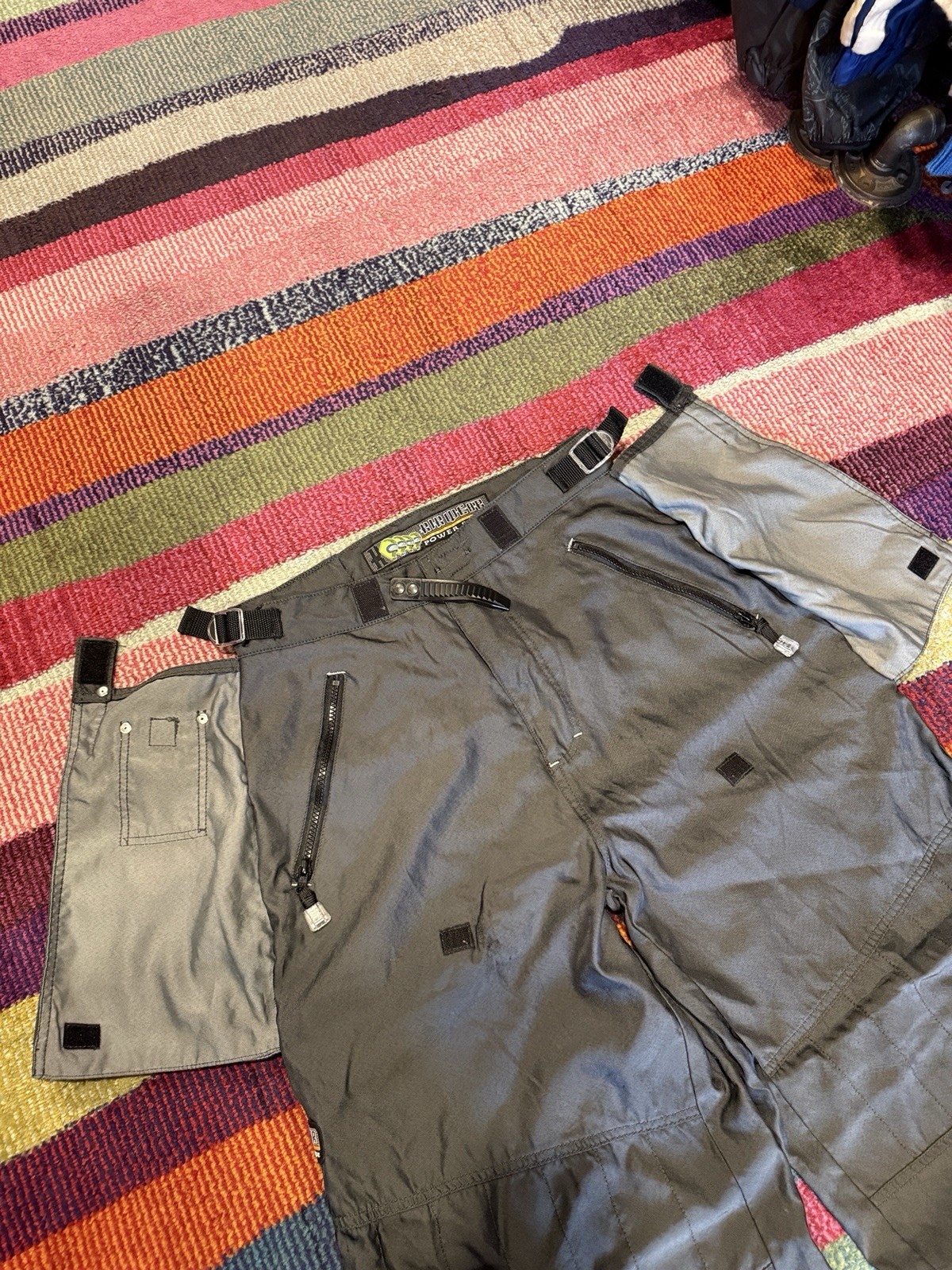 Vintage 1990s Kikwear Baggy Wide Leg Rave Parachute Industrial Goth Pants Jnco