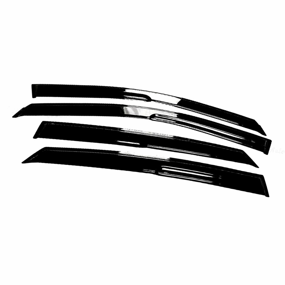 Vent Window Visor Wind Rain Deflector For Mazda 3 Hatchback 2010 2011 2012 2013