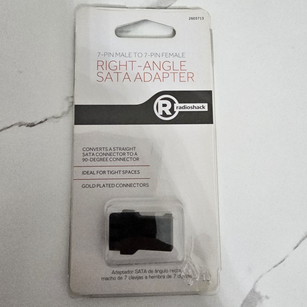 RadioShack Right Angle SATA Adapter