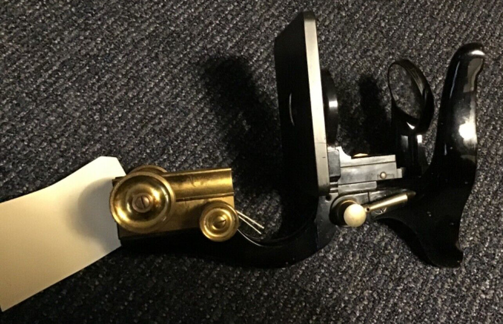 Ernst E.Leitz Wetzlar microscope Vintage Original Brass Knobs ASIS Parts Salvage