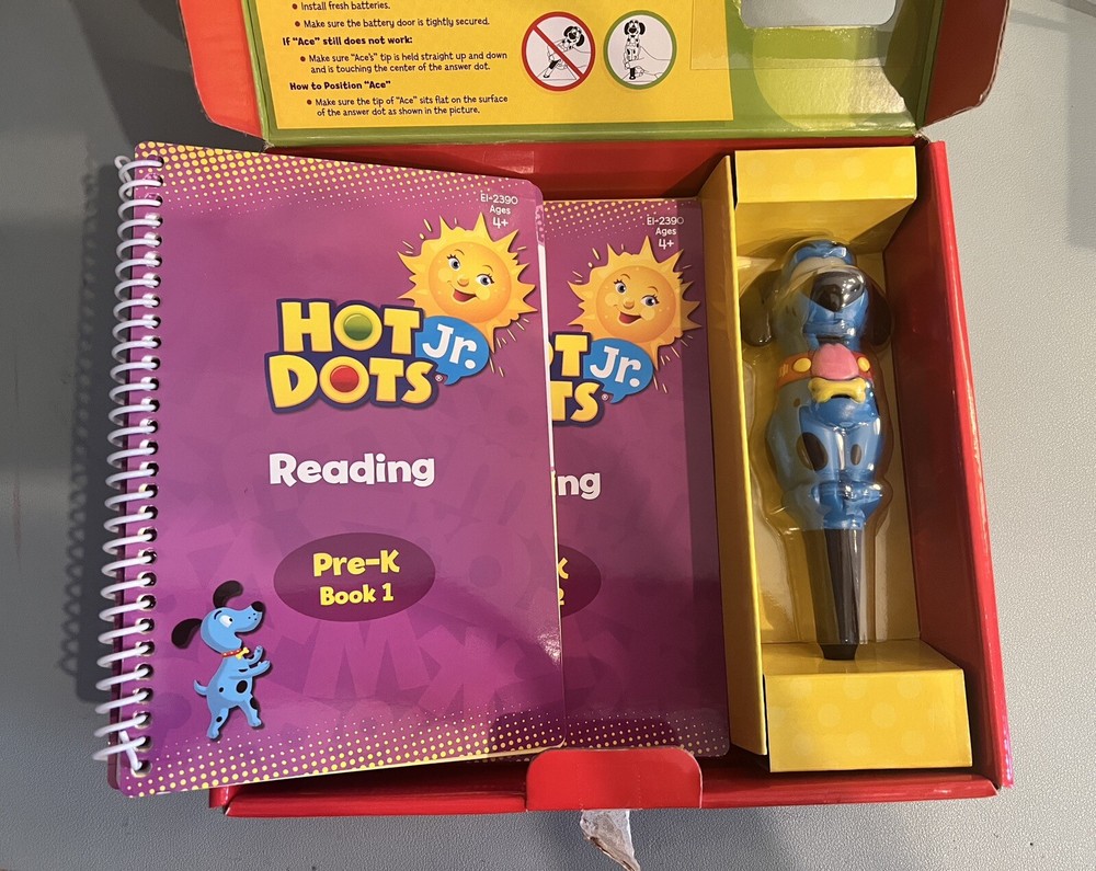 Educational Insights Hot Dots Jr. Let's Master Pre-K Reading Set
