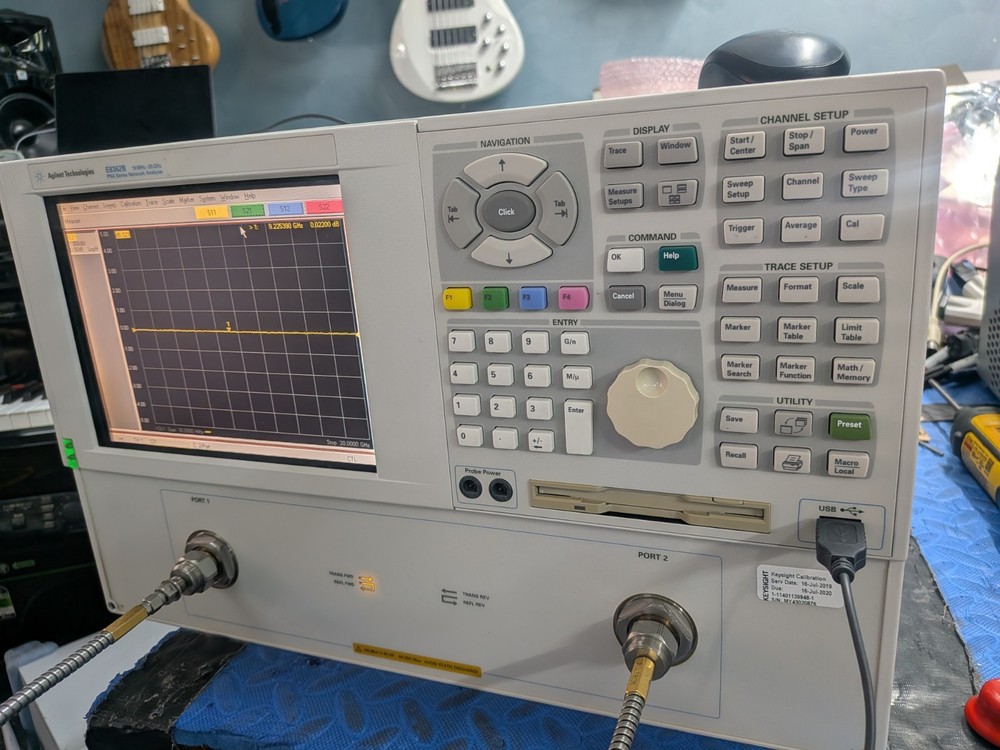 🔥 Agilent E8362B 10Mhz-20GHz Vector Network Analyzer ~ Calibrated! w/options.