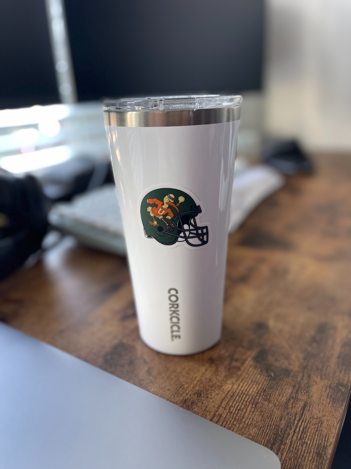 Miami Hurricanes Vintage Tailgate sticker