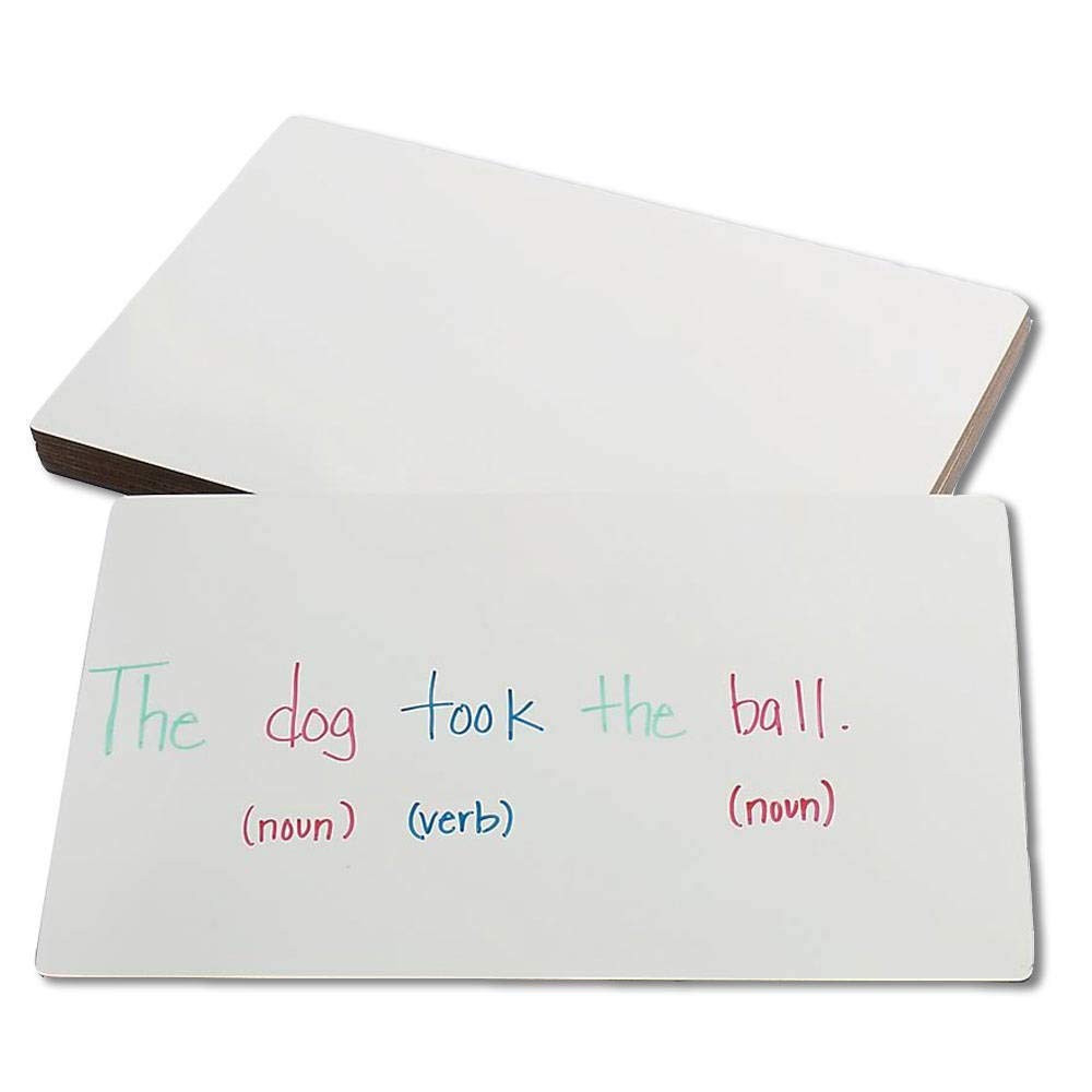 Double-Sided Centimeter Grid White Boards for Students, Grid Board for Graphing,