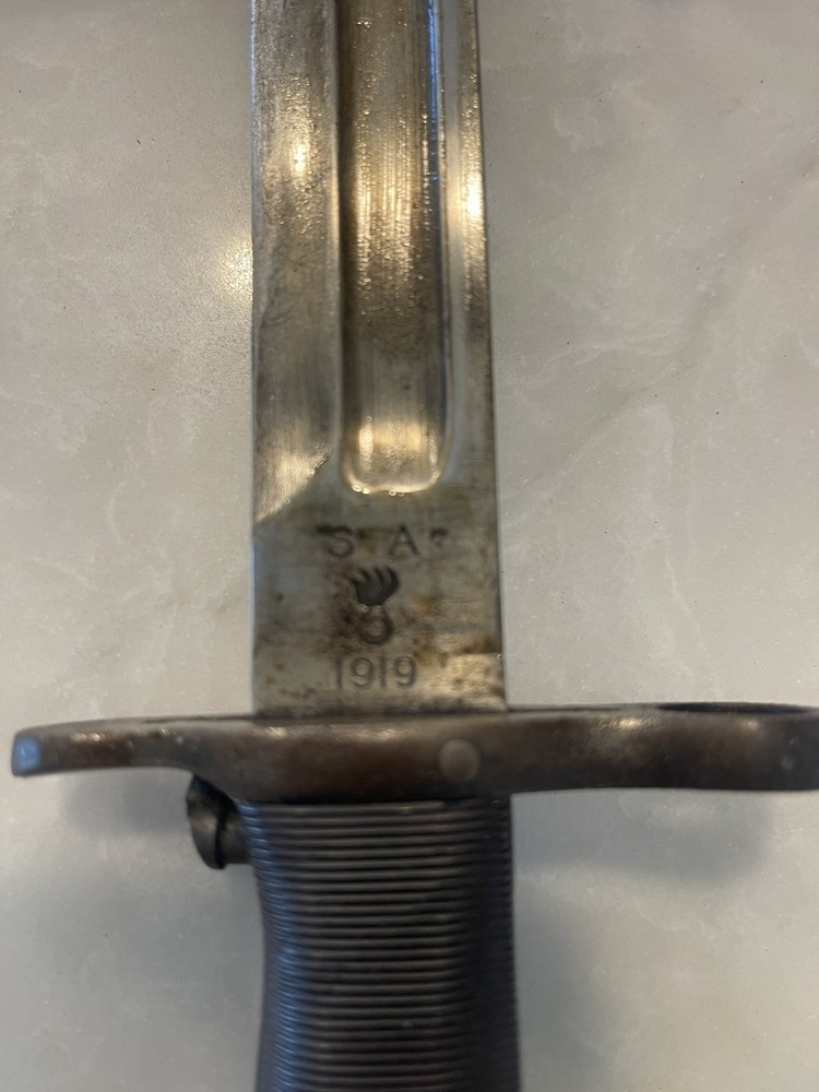 Authentic Ww2 US Bayonet date 1919