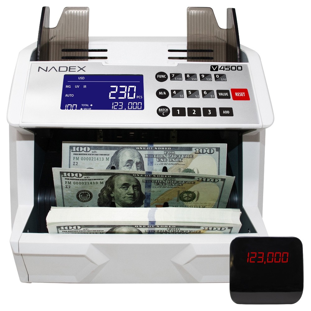 V4500 Front-Loading Bill Counting Machine