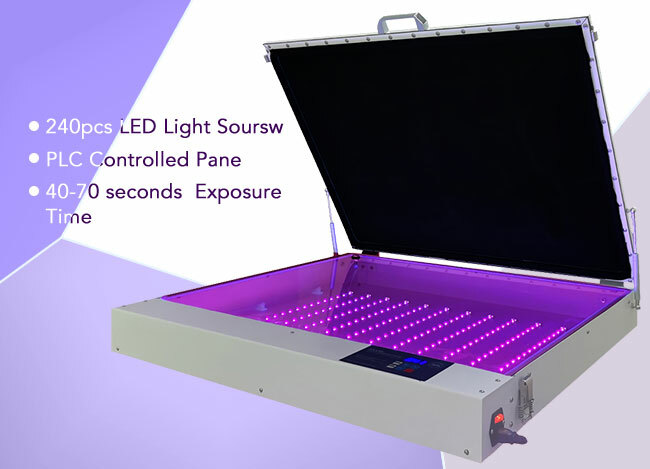120W Tabletop Precise 24.8in x 32.6in Vacuum LED UV Exposure Unit Machine