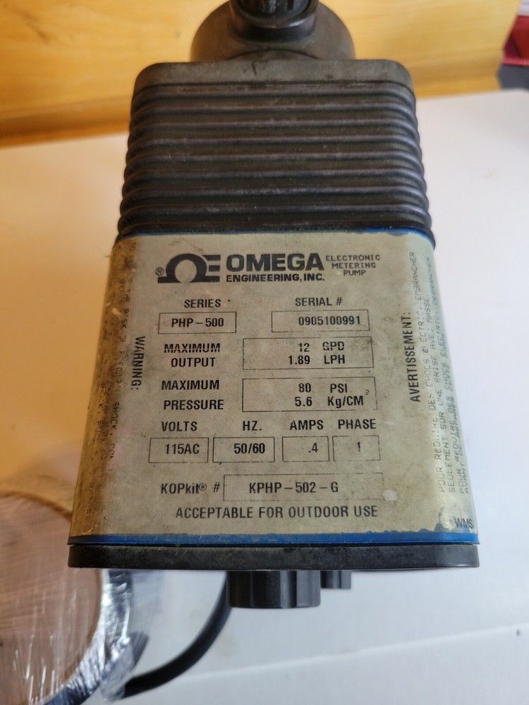 Omega PHP-502-G High Temp Diaphragm Pump