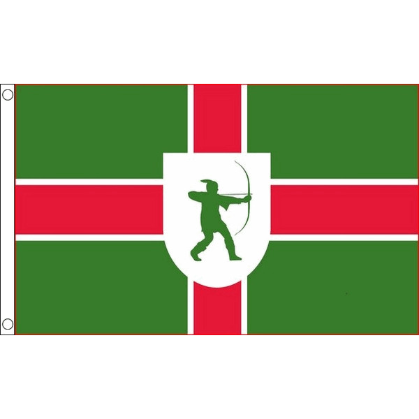 Nottinghamshire Flag Table Hand Flags Bunting Windsock Scrunchie Display Cushion