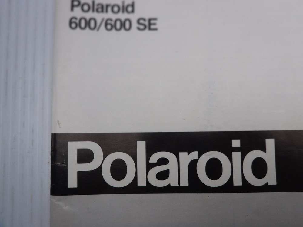 Polaroid 600/600 SE Manual