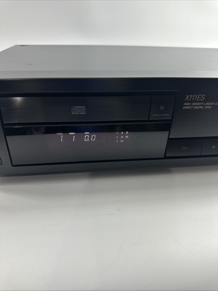 Sony CDP X111ES High Density Digital Sync CD player , Works!