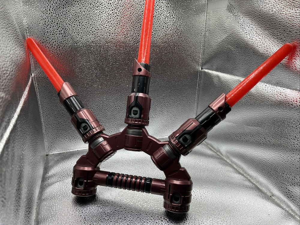 Star Wars Lightsaber Bladebuilder Connector & 3 Red Blades