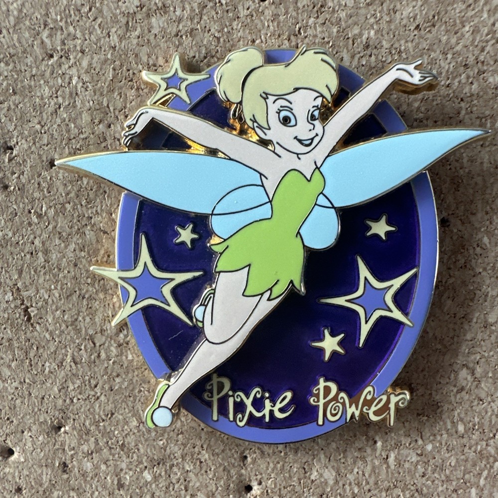 HTF 2004 Disney Tinker Bell Pixie Power Authentic Pin Trading Beautiful