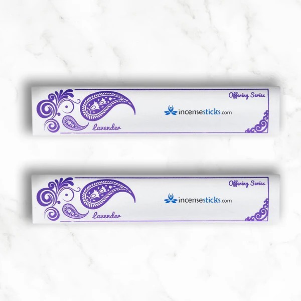 Lavender Incense 10" 20 Sticks Pack: 2 Packs