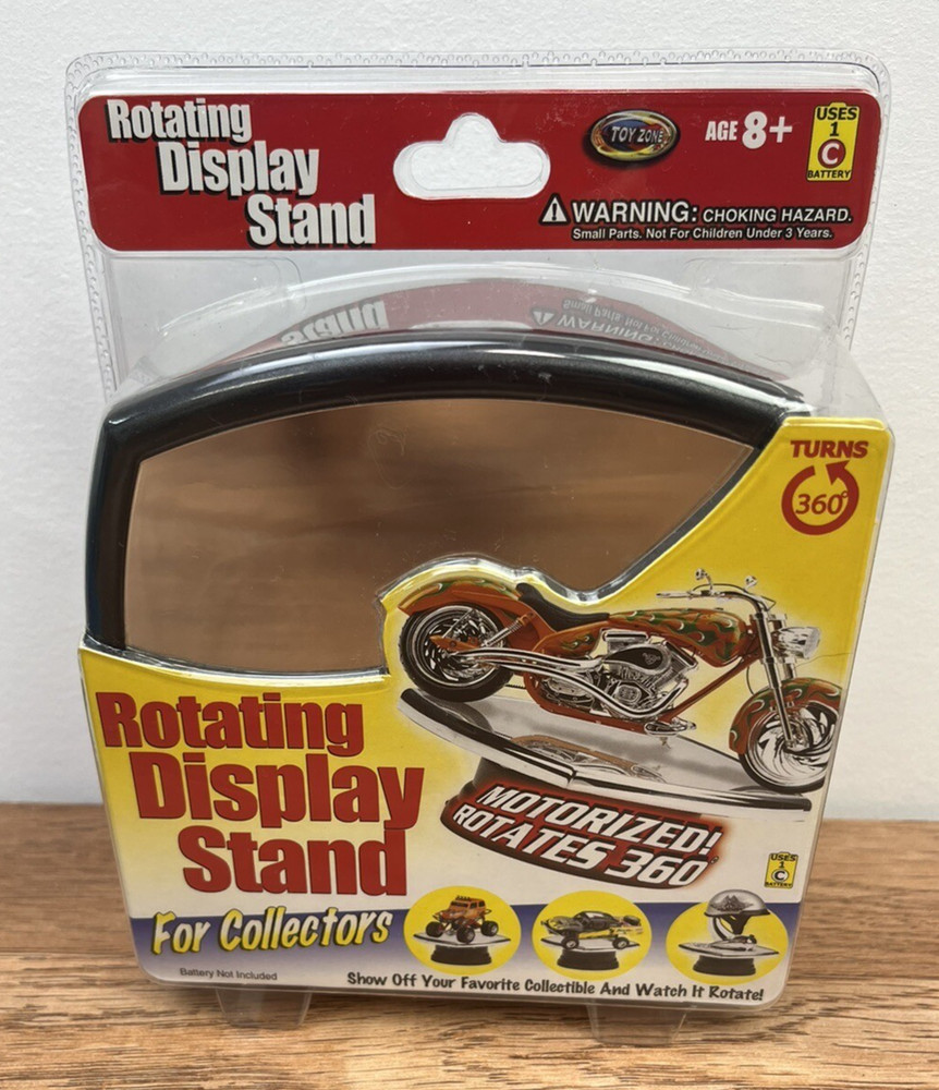 Motorized Rotating Mirrored Display Stand 5.5" Square NEW in Package