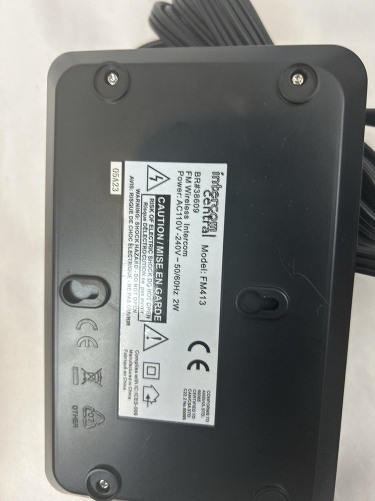 Intercom Central FM413 3-Channel Intercom System – One Unit Only