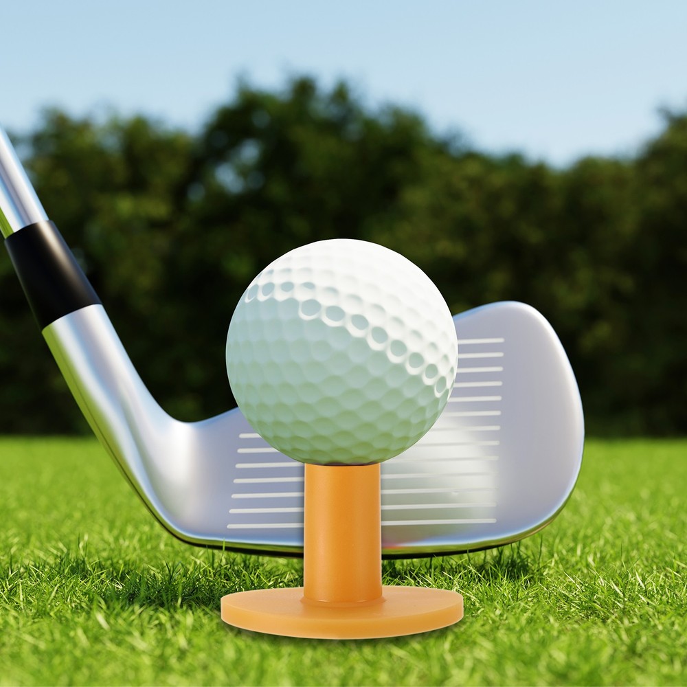 Rubber Golf Tee, 6Pcs Mix Size Golf Tees Training Tee, White
