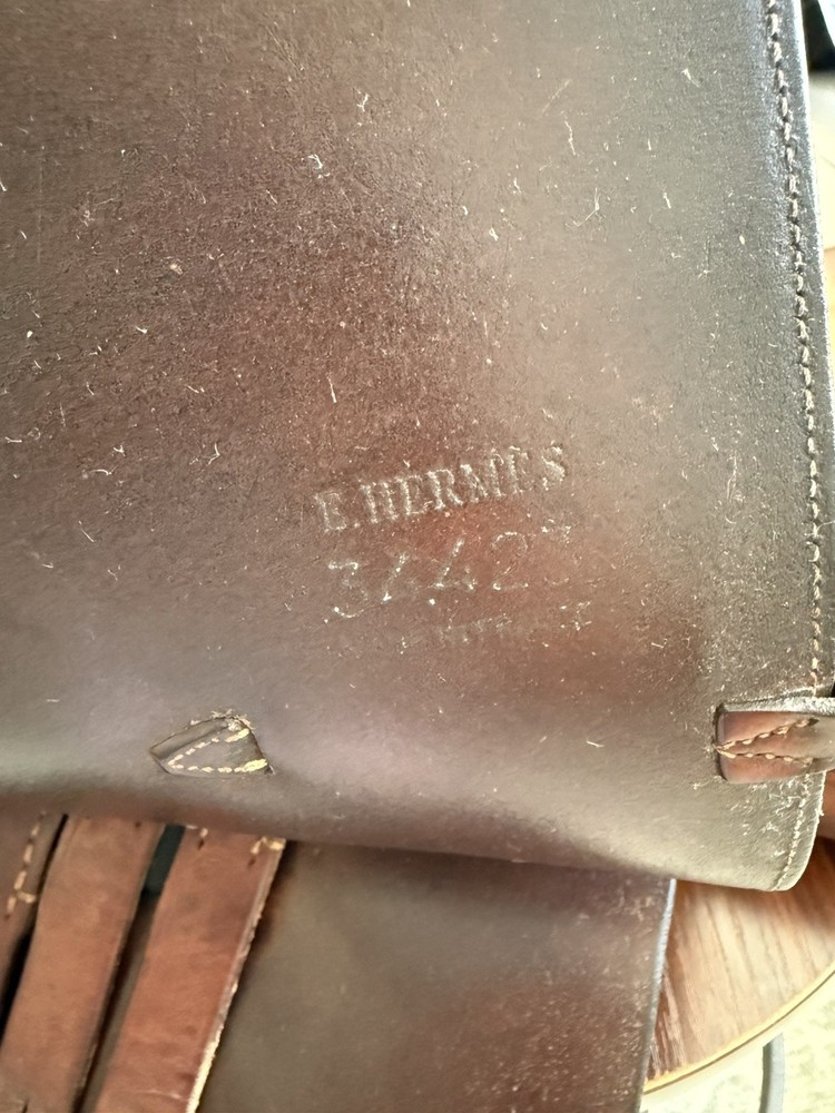 HERMES PARIS HORSE SADDLE 17”